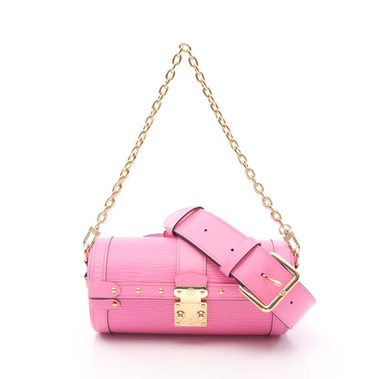 パピヨントランク エピ ローズ チェーンハンドバッグ レザー ピンク ルイヴィトン バッグ LOUIS VUITTON