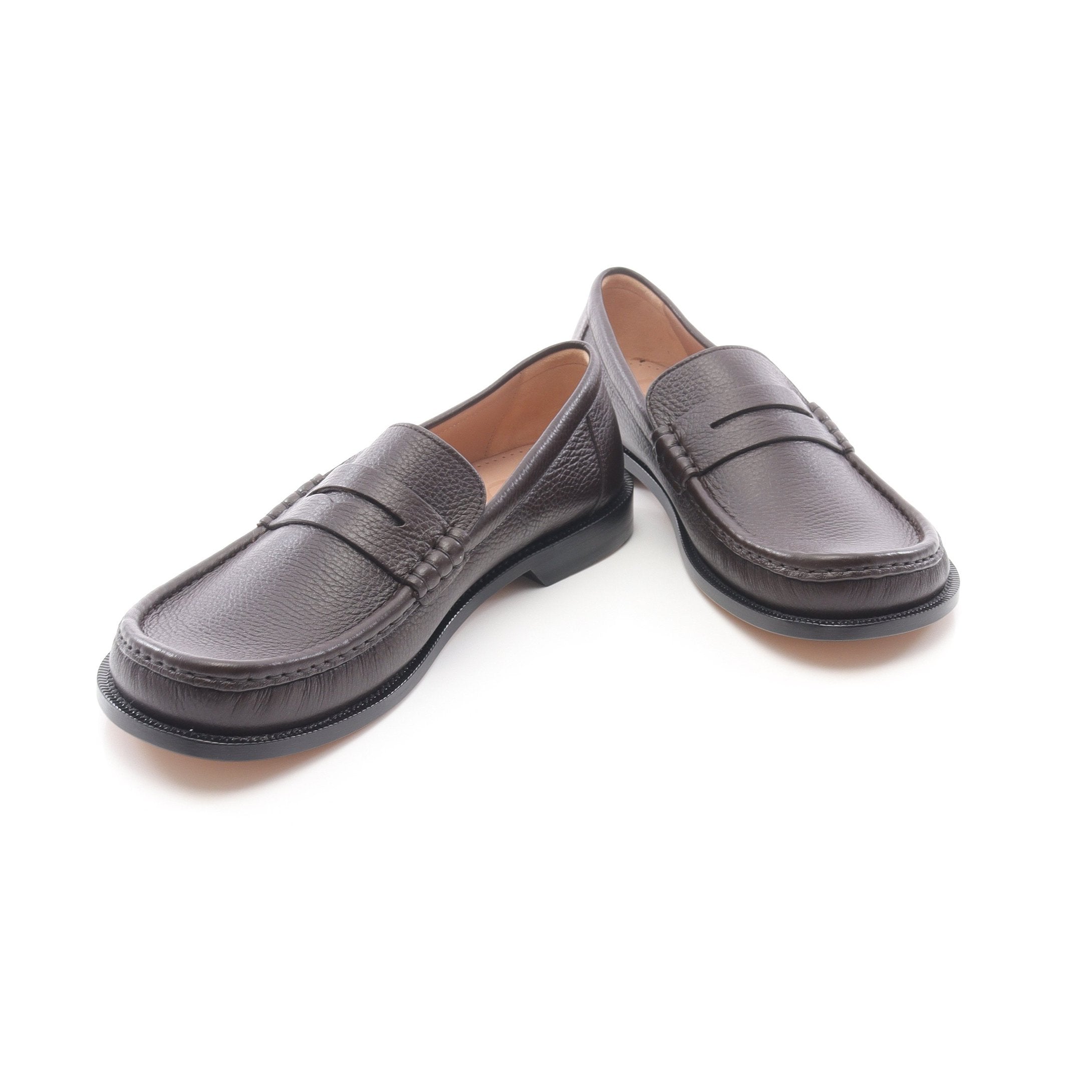 定価15万円】LOEWE(ロエベ)ダークブラウン レザー ローファー