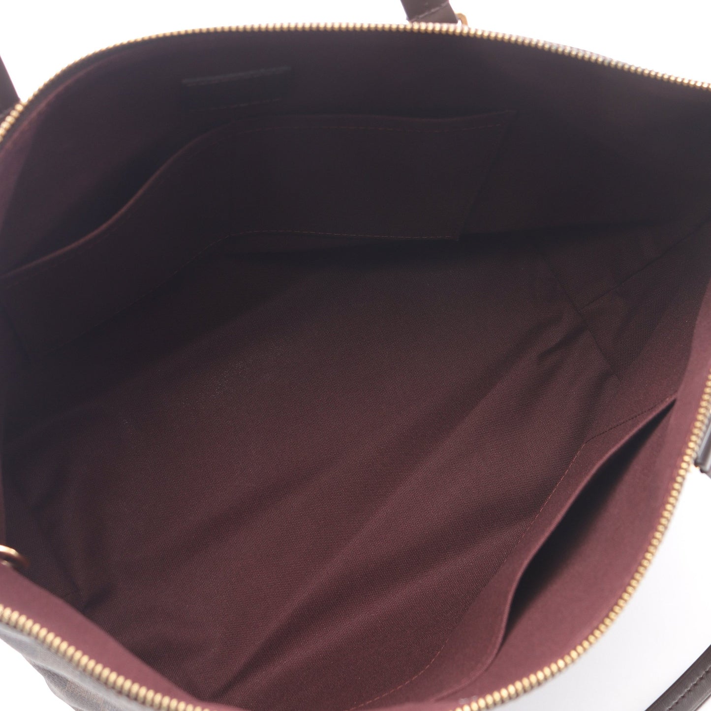 イエナMM ダミエエベヌ ショルダーバッグ トートバッグ PVC レザー ブラウン ルイヴィトン バッグ LOUIS VUITTON