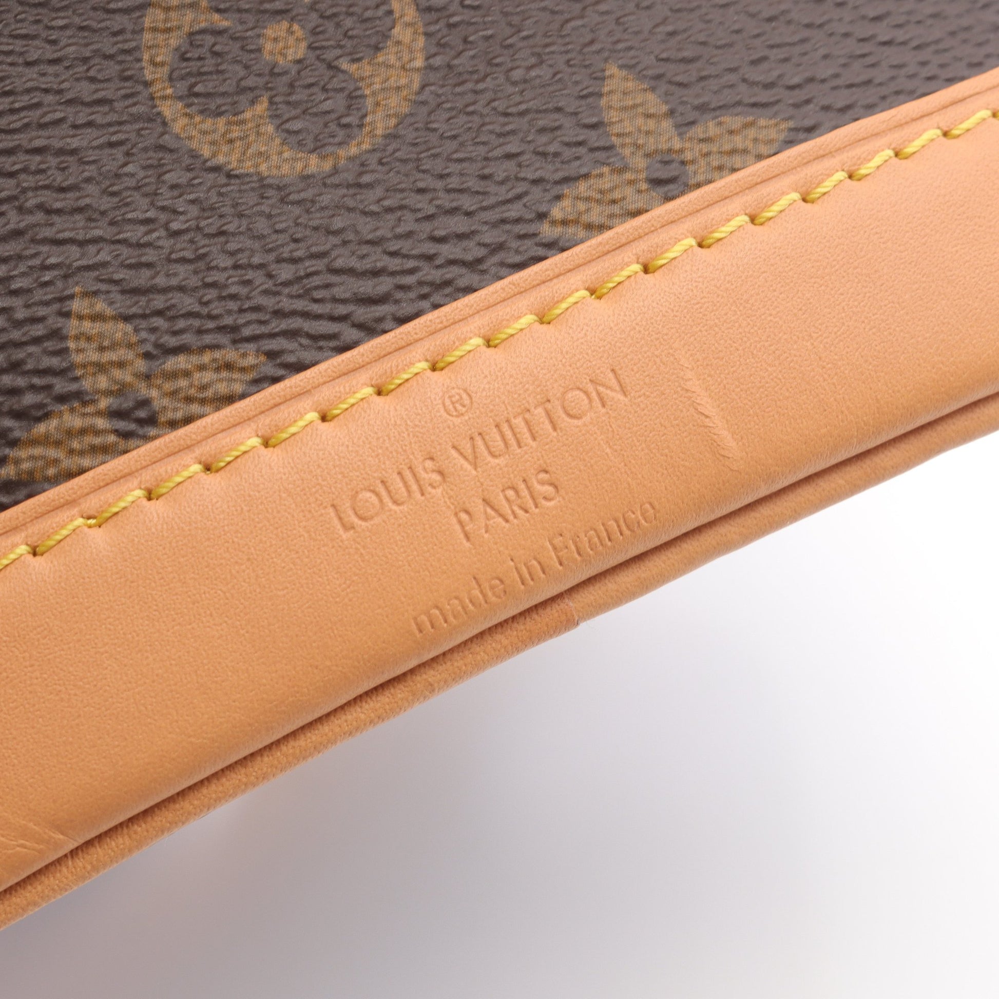 ナノ ノエ モノグラム ハンドバッグ PVC レザー ブラウン 2WAY ルイヴィトン バッグ LOUIS VUITTON