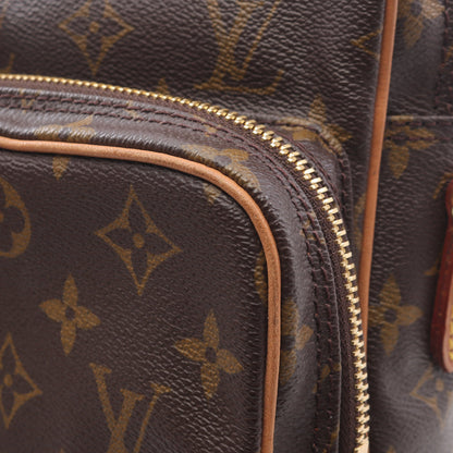 アマゾン モノグラム ショルダーバッグ PVC レザー ブラウン ルイヴィトン バッグ LOUIS VUITTON