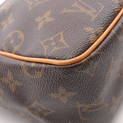 ヴィバシテPM モノグラム ショルダーバッグ PVC レザー ブラウン ルイヴィトン バッグ LOUIS VUITTON