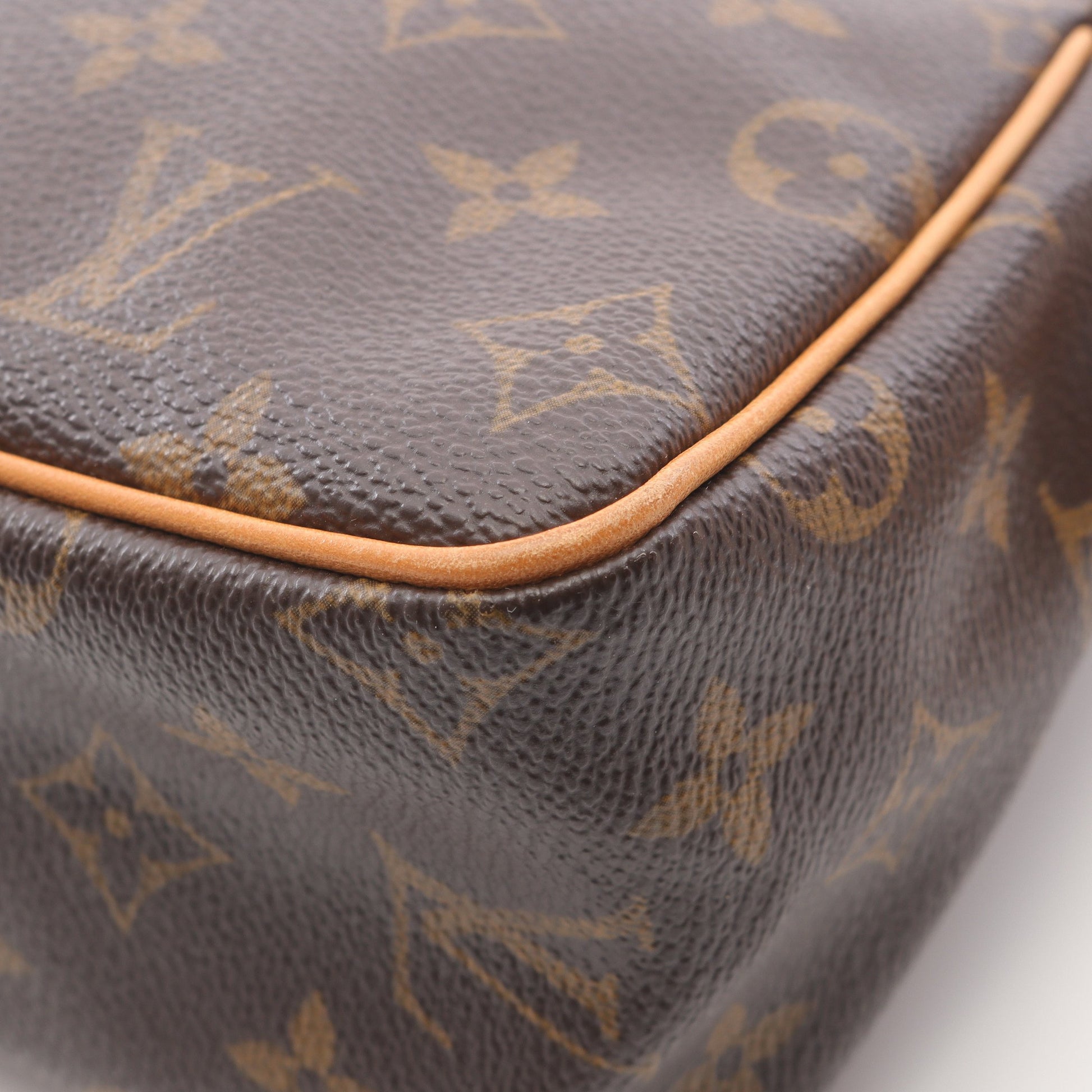 ヴィバシテPM モノグラム ショルダーバッグ PVC レザー ブラウン ルイヴィトン バッグ LOUIS VUITTON
