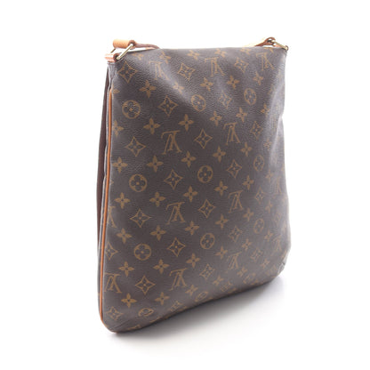 ミュゼット モノグラム ショルダーバッグ PVC レザー ブラウン ルイヴィトン バッグ LOUIS VUITTON