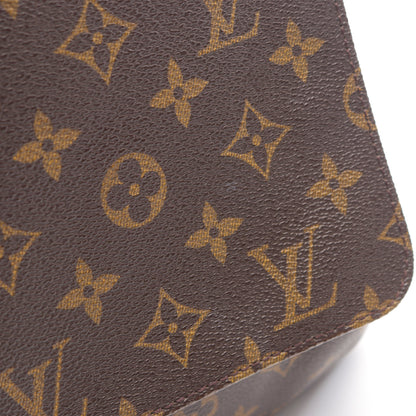 ミュゼット モノグラム ショルダーバッグ PVC レザー ブラウン ルイヴィトン バッグ LOUIS VUITTON