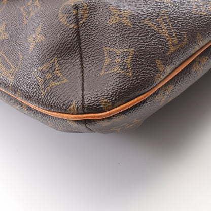 ミュゼット モノグラム ショルダーバッグ PVC レザー ブラウン ルイヴィトン バッグ LOUIS VUITTON