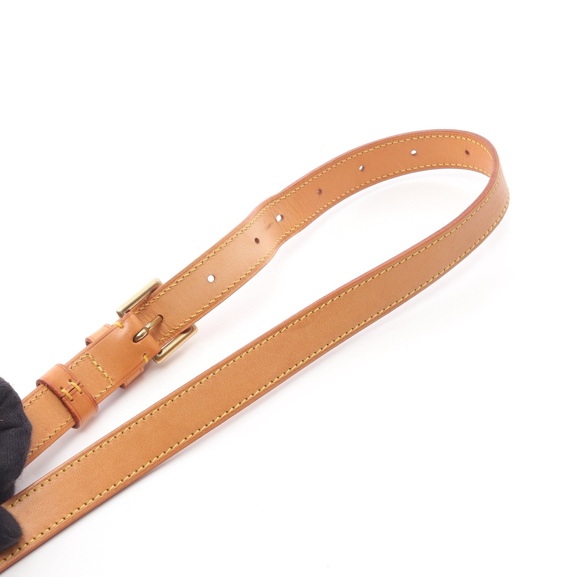 ミュゼット モノグラム ショルダーバッグ PVC レザー ブラウン ルイヴィトン バッグ LOUIS VUITTON