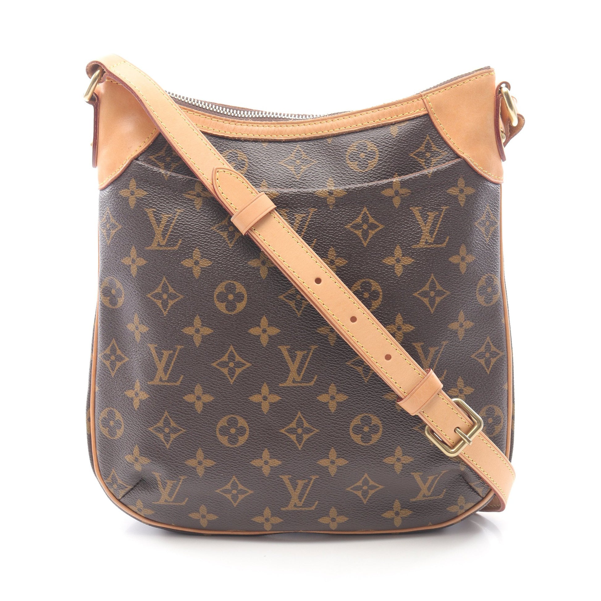 オデオンPM モノグラム ショルダーバッグ PVC レザー ブラウン ルイヴィトン バッグ LOUIS VUITTON