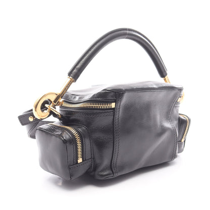Small Camera ハンドバッグ レザー ブラック 2WAY クロエ バッグ Chloe