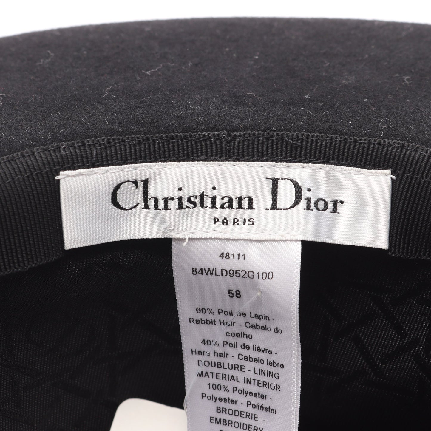 トライバル ハット ラビット ブラック クリスチャンディオール 財布・小物 Christian Dior