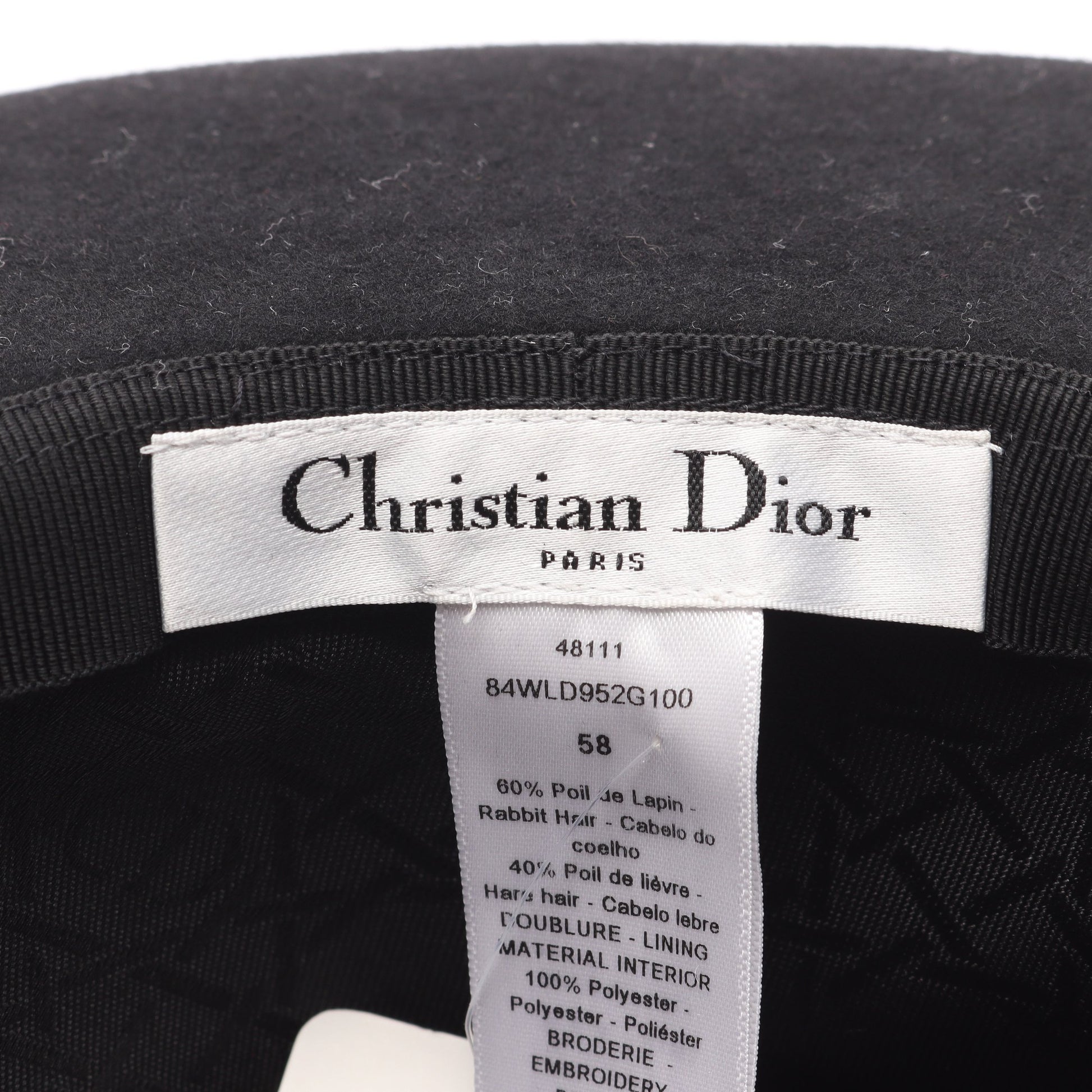 トライバル ハット ラビット ブラック クリスチャンディオール 財布・小物 Christian Dior