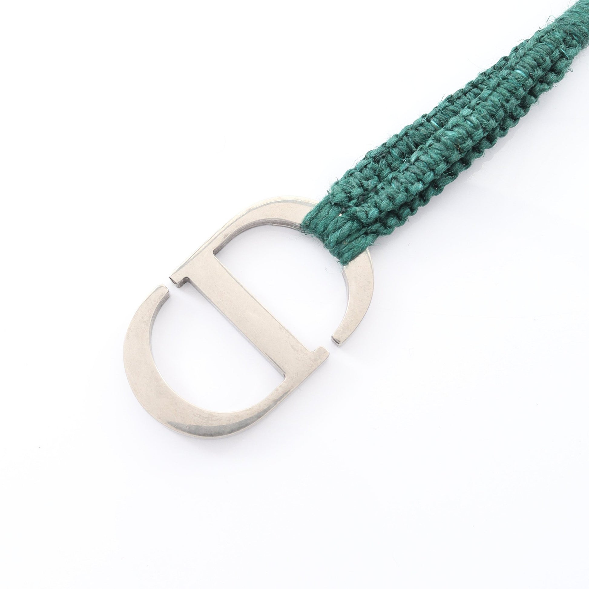 NATURAL ベルト リネン マルチカラー シルバー金具 クリスチャン  