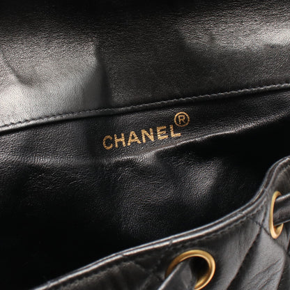マトラッセ バックパック リュックサック ラムスキン ブラック ゴールド金具 シャネル バッグ CHANEL