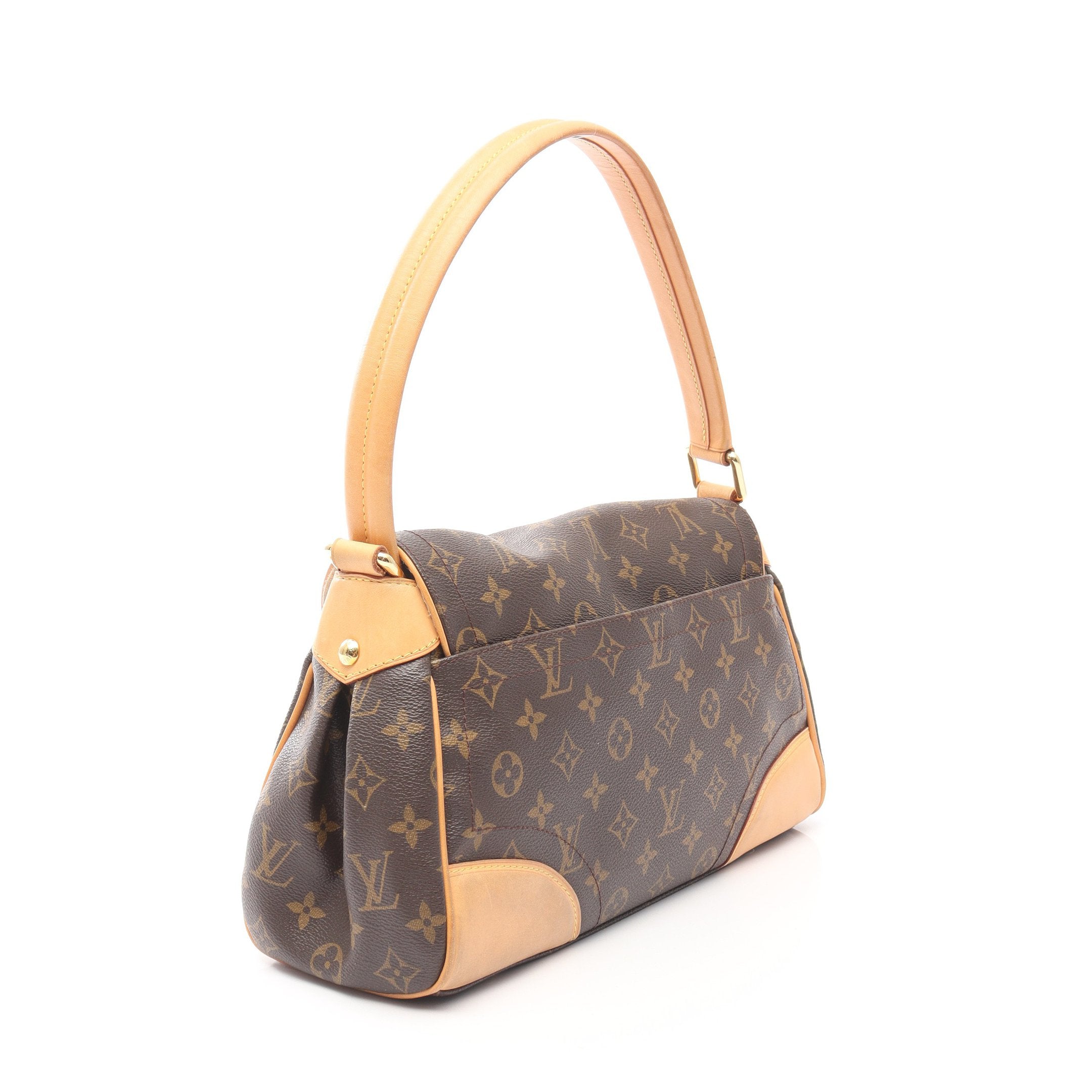 LOUIS VUITTON（ルイ・ヴィトン）ビバリーMM モノグラム ショルダーバッグ ワンショルダー ブラウン PVC レザー ゴールドトーン金具 M40121 ビバリーMM モノグラム ショルダーバッグ PVC レザー ブラウン ルイ