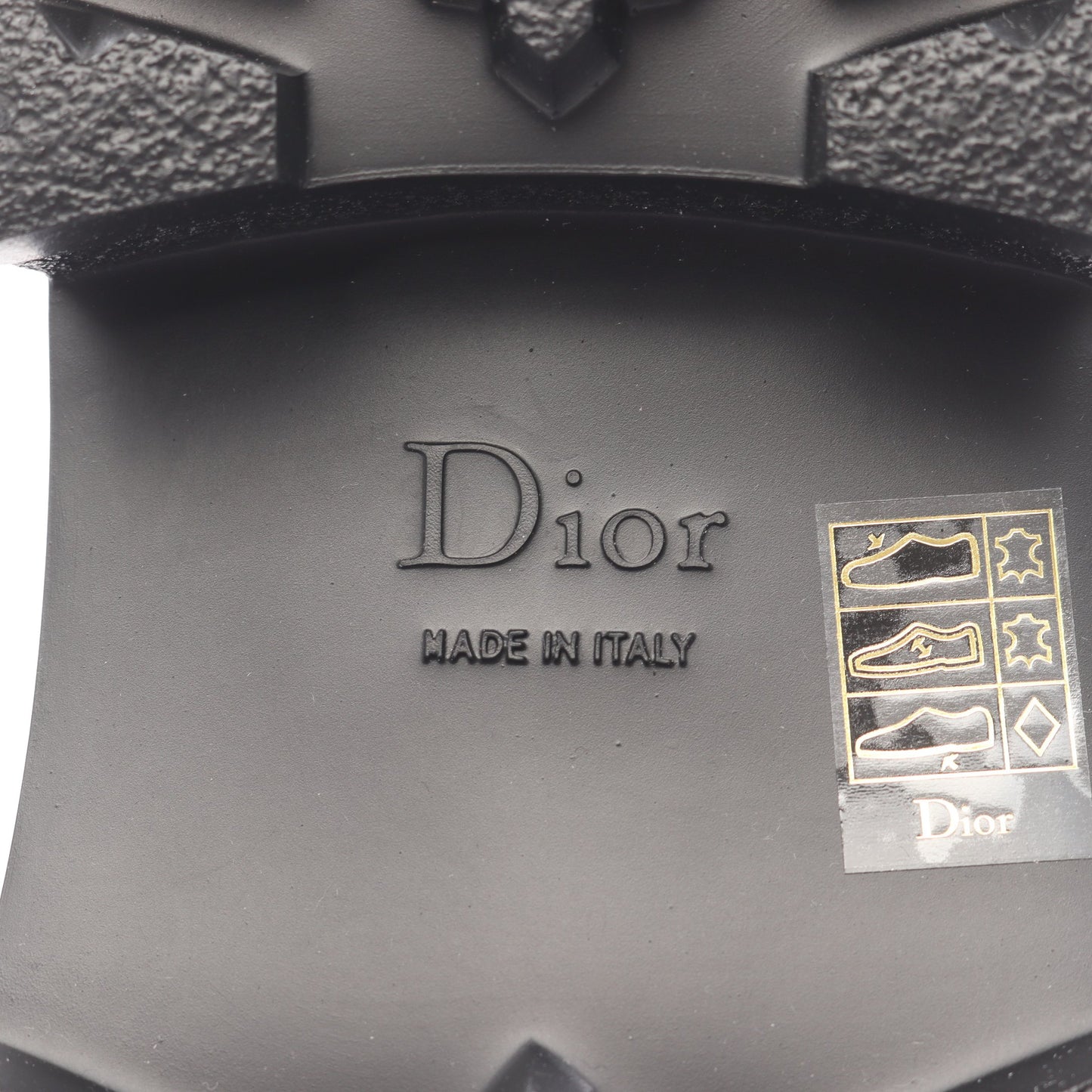 DIORACT プラットフォーム サンダル レザー ブラック クリスチャンディオール シューズ Christian Dior