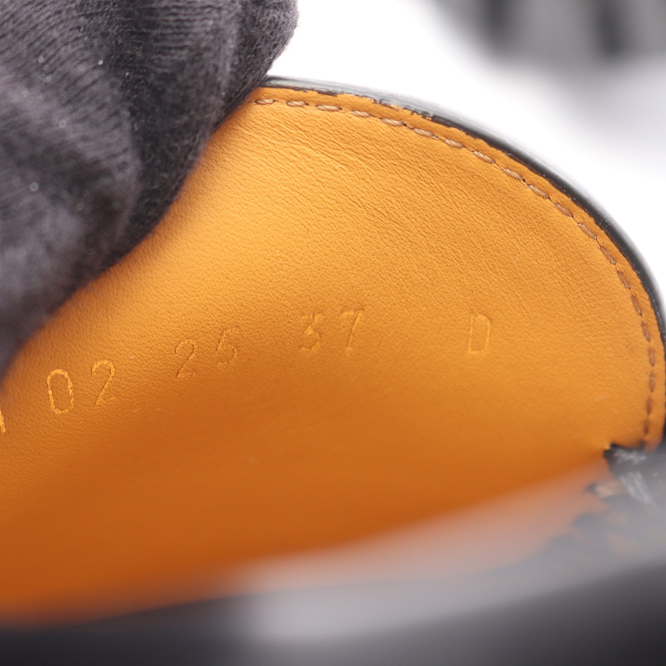 DIOR BOY プラットフォーム ローファー レザー ブラック クリスチャン