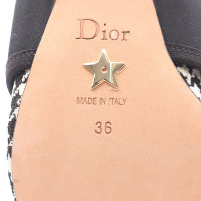 Christian Dior × Roger Vivier 62-22 パンプス 千鳥柄 ファブリック ブラック ホワイト イエローグリーン クリスチャンディオール シューズ Christian Dior