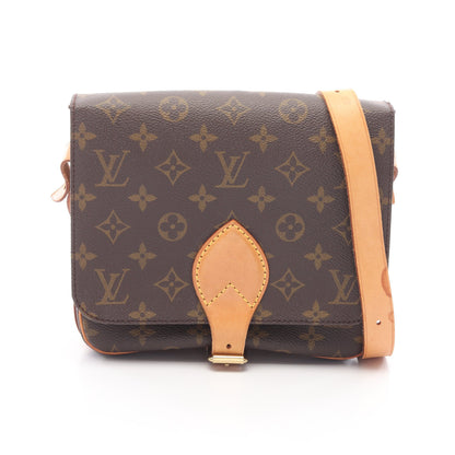 カルトシエールMM モノグラム ショルダーバッグ PVC レザー ブラウン ルイヴィトン バッグ LOUIS VUITTON