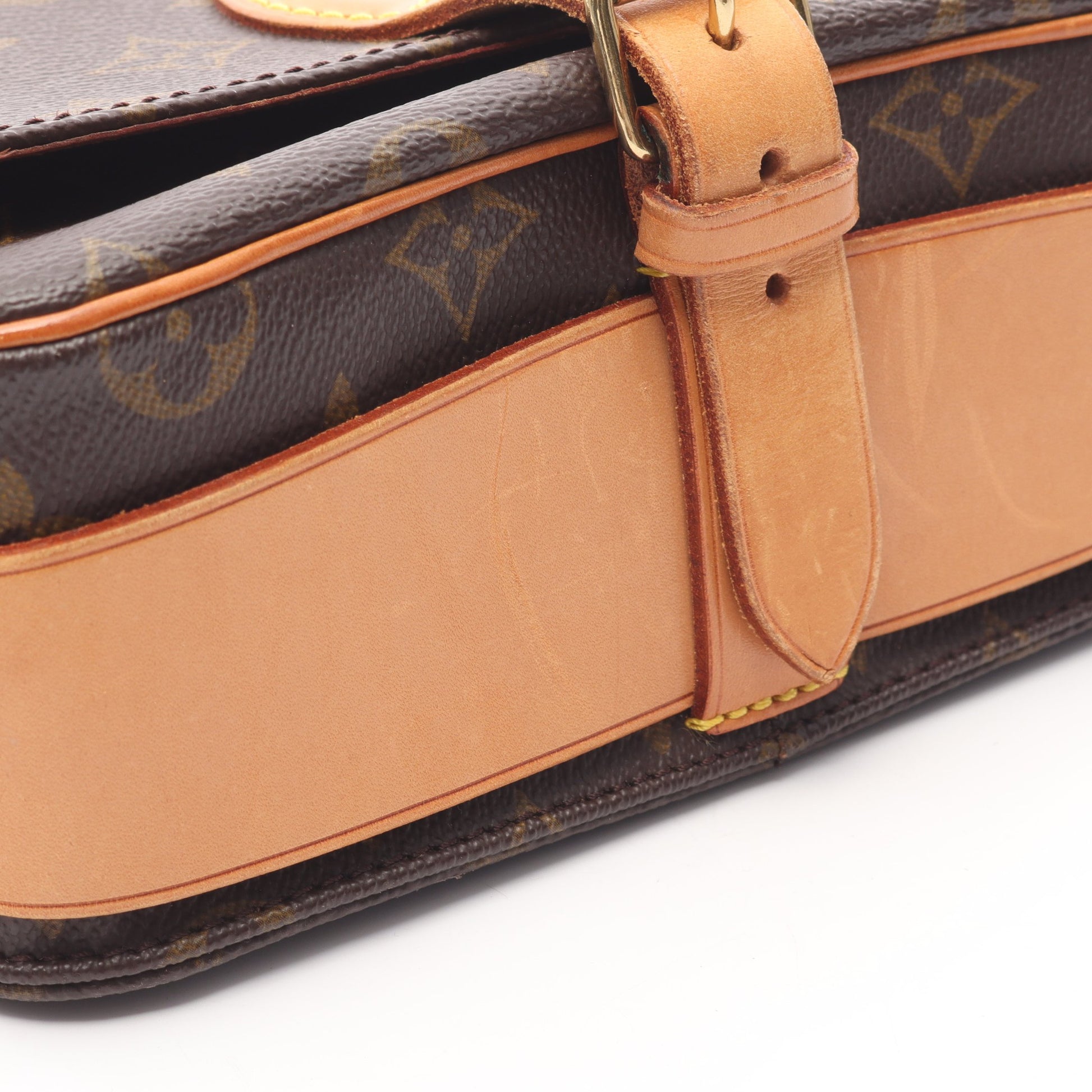 カルトシエールMM モノグラム ショルダーバッグ PVC レザー ブラウン ルイヴィトン バッグ LOUIS VUITTON