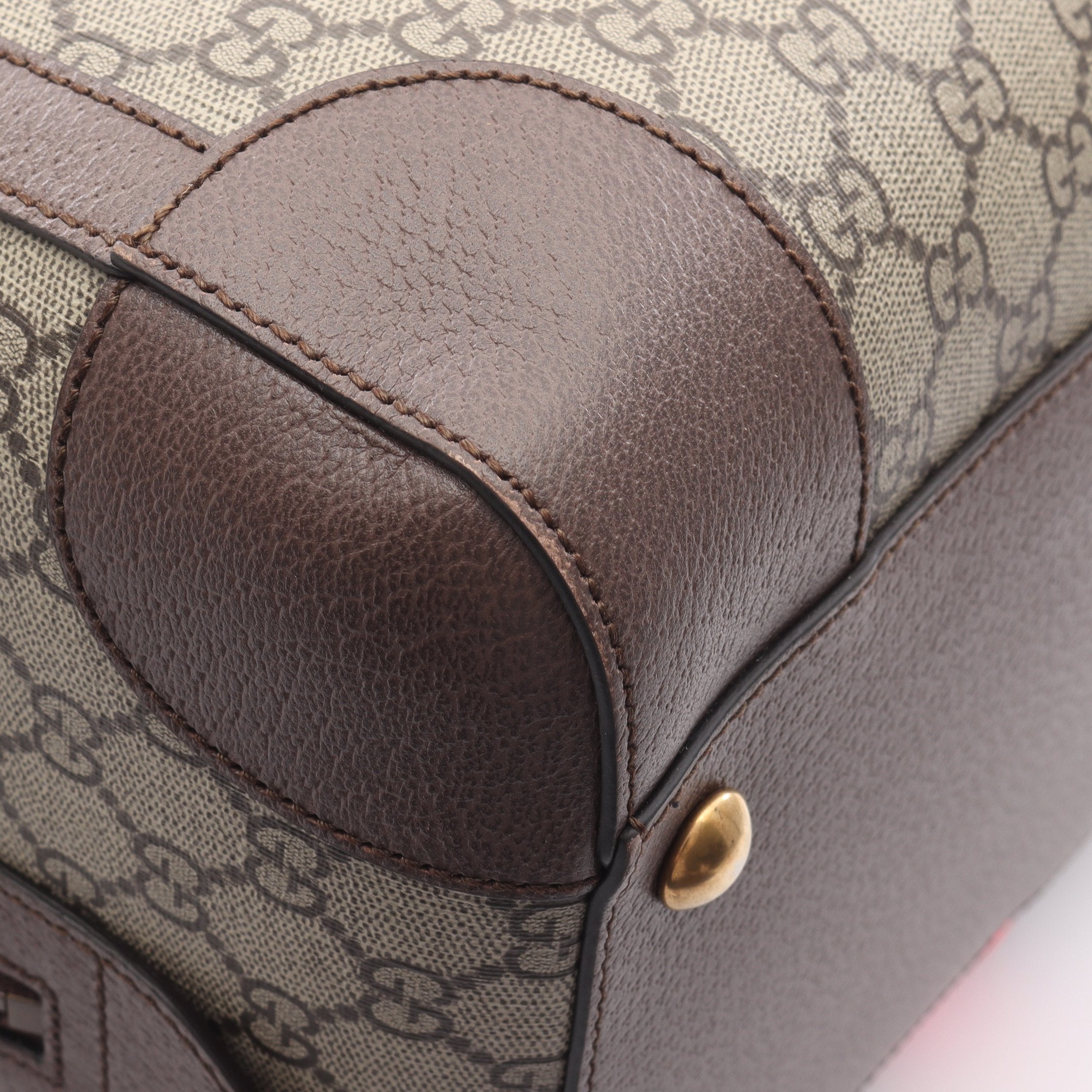 ミディアム ダッフルバッグ GGスプリーム ボストンバッグ PVC レザー