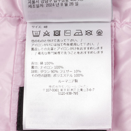GENIUS 7 FRAGMENT HIROSHI FUJIWARA パディングシャツジャケット シャツ コットン ピンク モンクレール トップス MONCLER