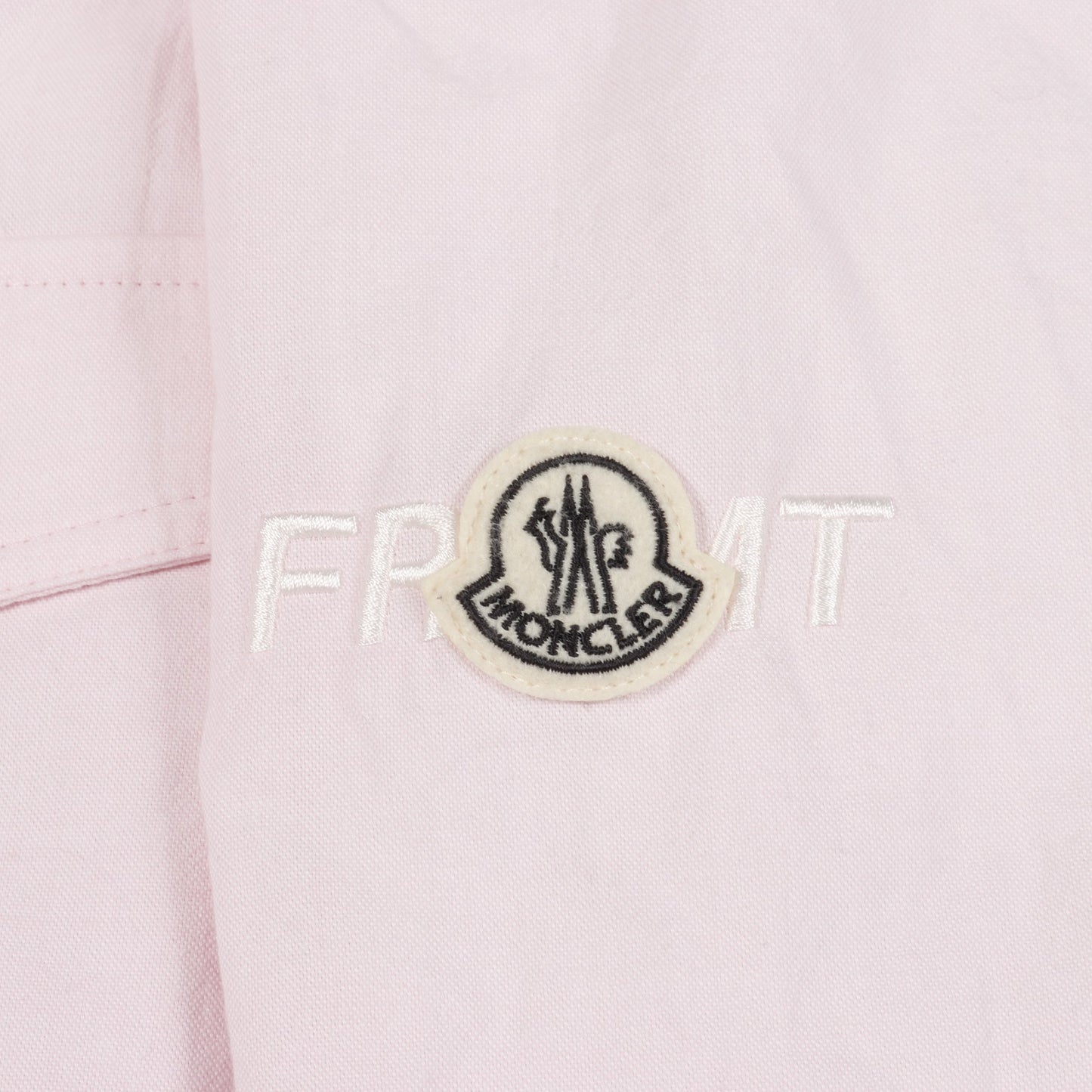 GENIUS 7 FRAGMENT HIROSHI FUJIWARA パディングシャツジャケット シャツ コットン ピンク モンクレール トップス MONCLER