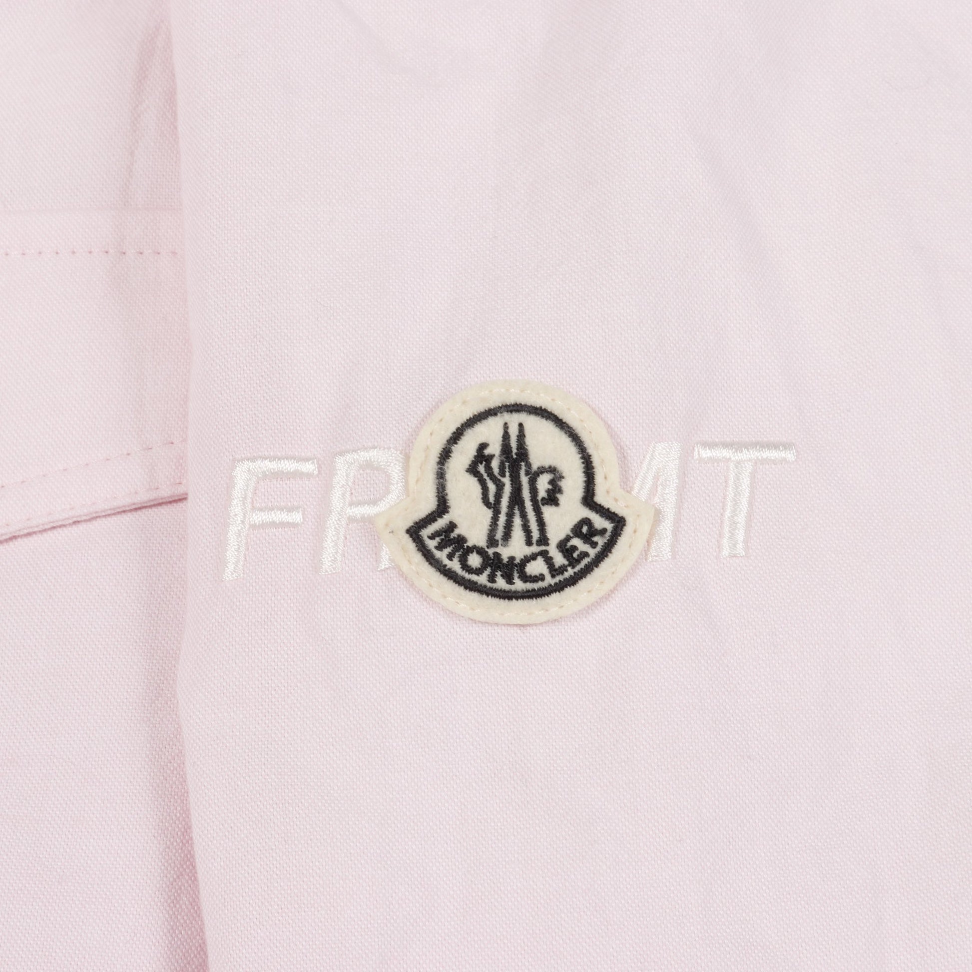 GENIUS 7 FRAGMENT HIROSHI FUJIWARA パディングシャツジャケット シャツ コットン ピンク モンクレール トップス MONCLER