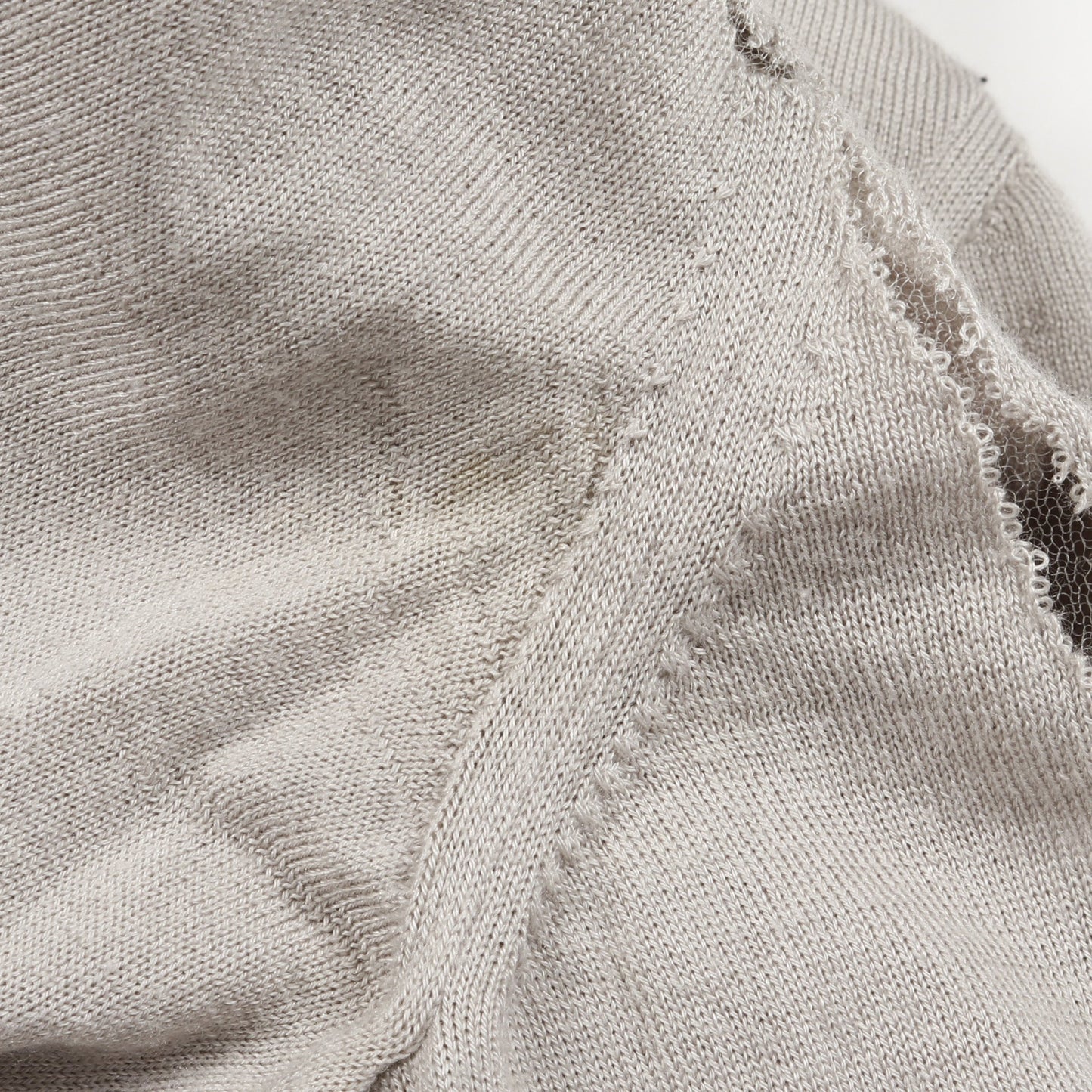 DIOR × Daniel Arsham ニット クルーネック ロゴ ウール シルク グレーベージュ ディオール トップス DIOR