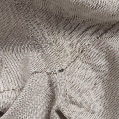 DIOR × Daniel Arsham ニット クルーネック ロゴ ウール シルク グレーベージュ ディオール トップス DIOR
