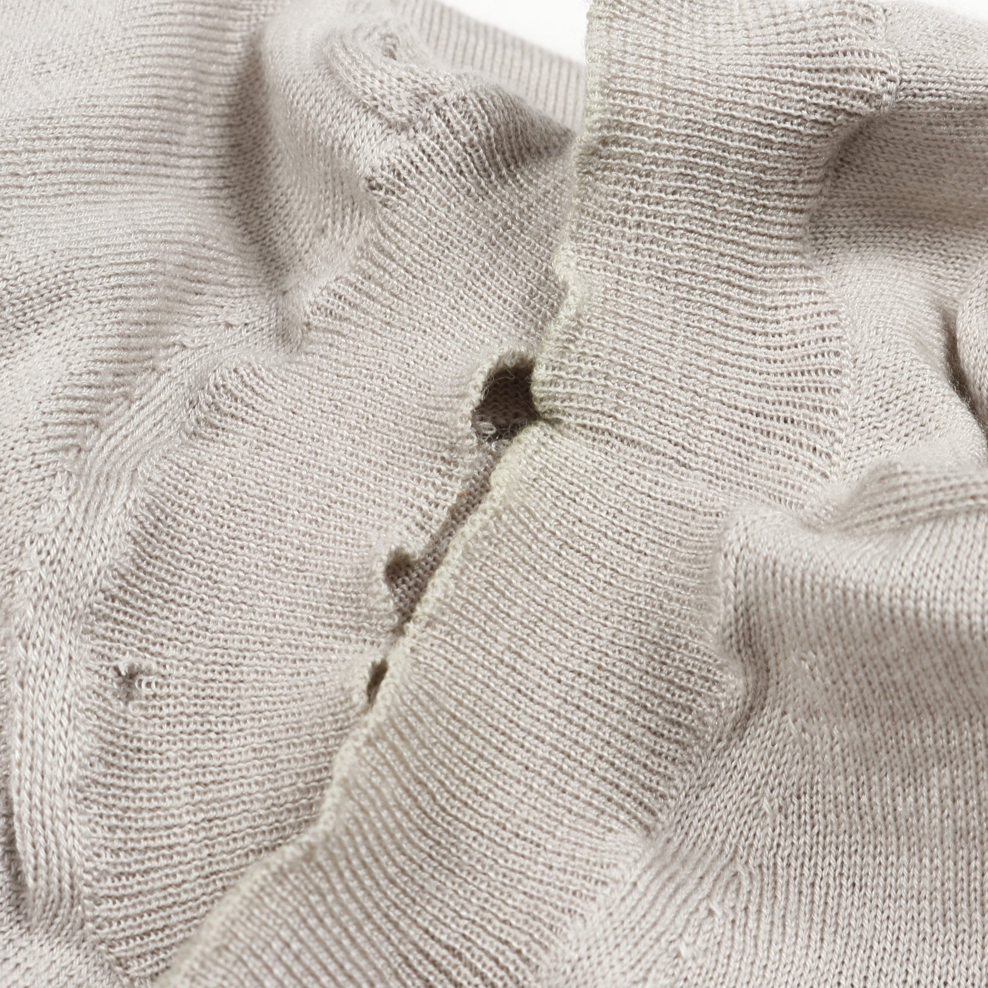 DIOR × Daniel Arsham ニット クルーネック ロゴ ウール シルク グレーベージュ ディオール トップス DIOR