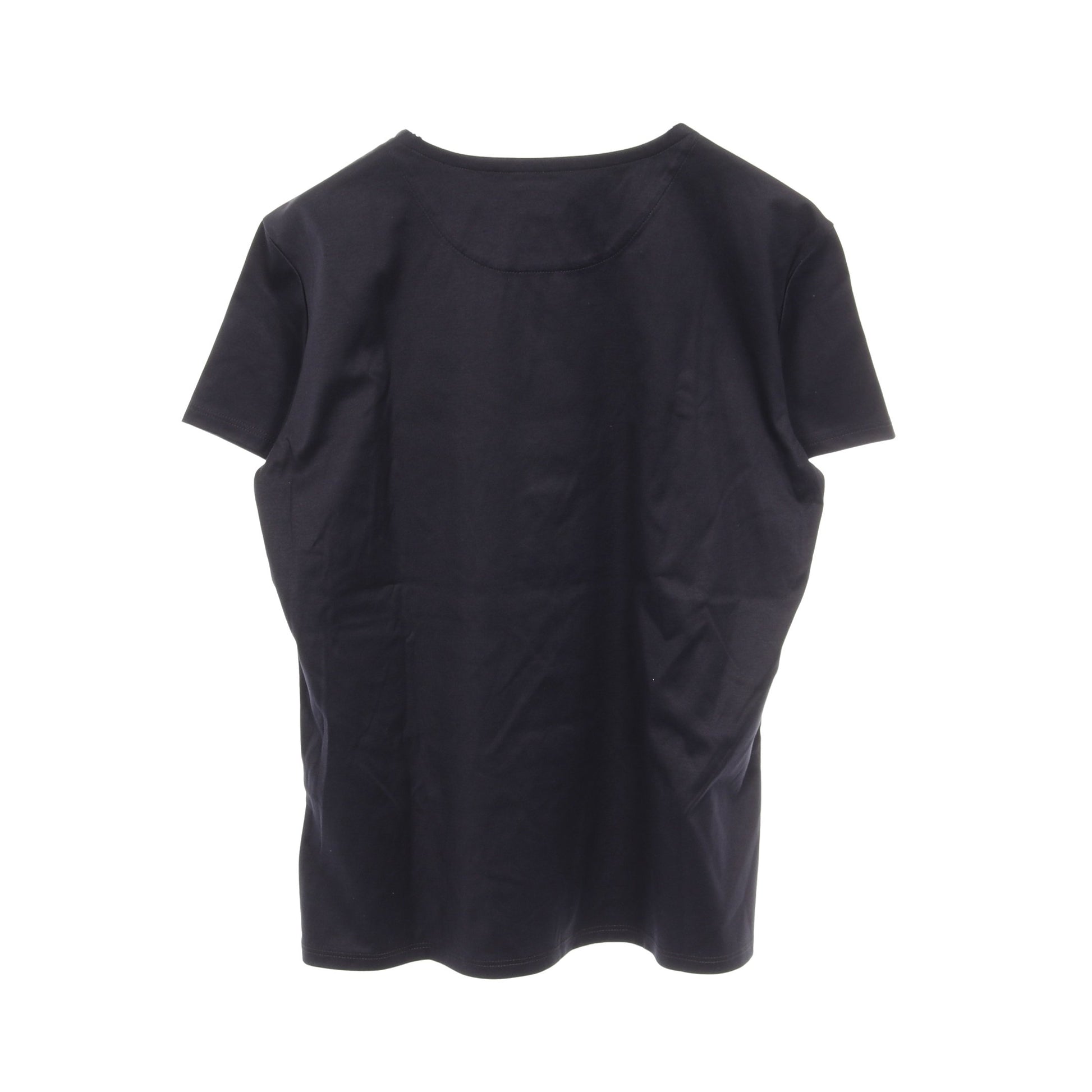 Tシャツ クルーネック 半袖 コットン ネイビー エルメス トップス HERMES