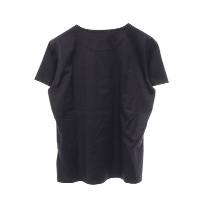Tシャツ クルーネック 半袖 コットン ネイビー エルメス トップス HERMES
