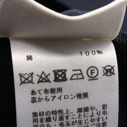 Tシャツ クルーネック 半袖 コットン ネイビー エルメス トップス HERMES