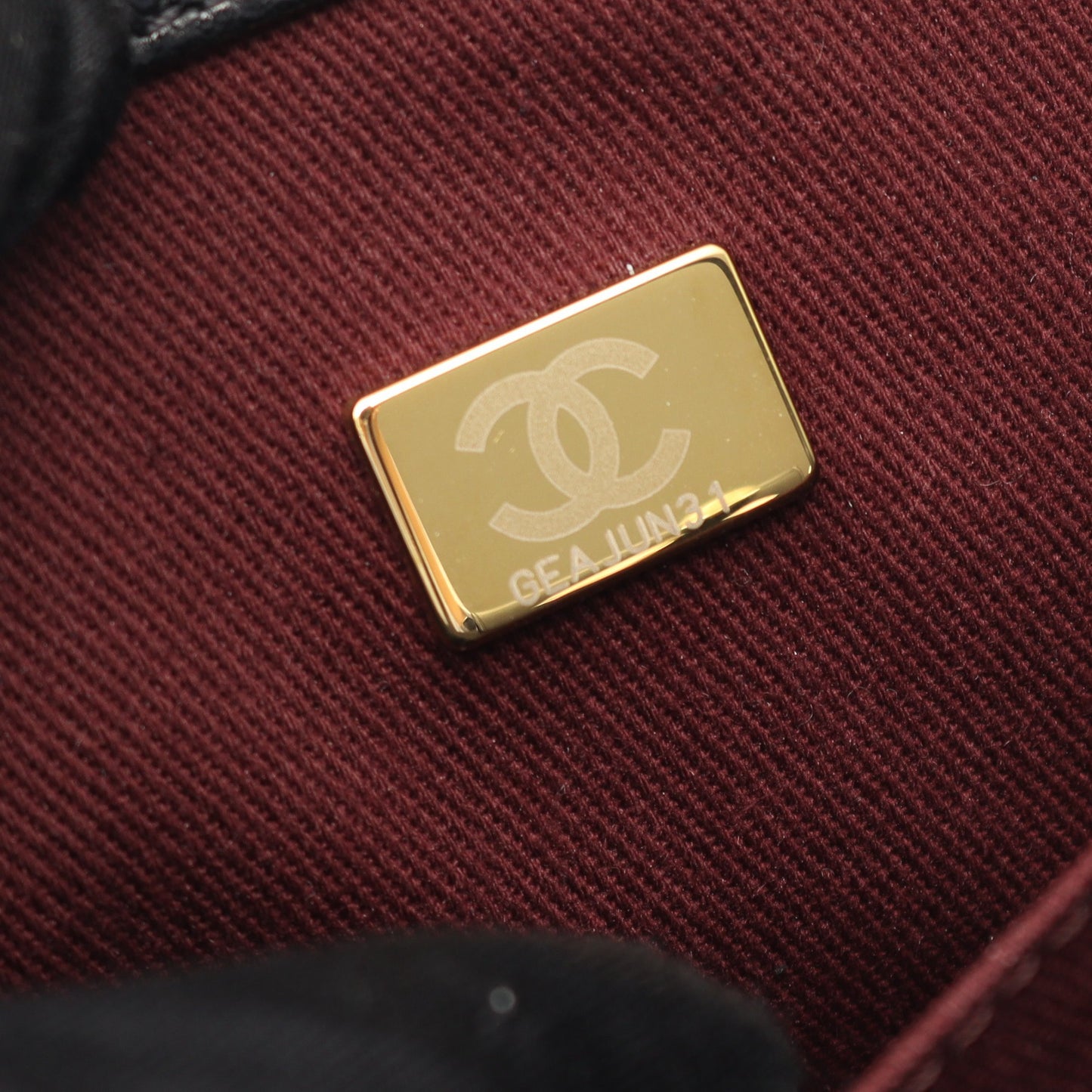 ビジネスアフィニティ マトラッセ チェーンショルダーバッグ キャビアスキン ブラック ゴールド金具 2WAY シャネル バッグ CHANEL
