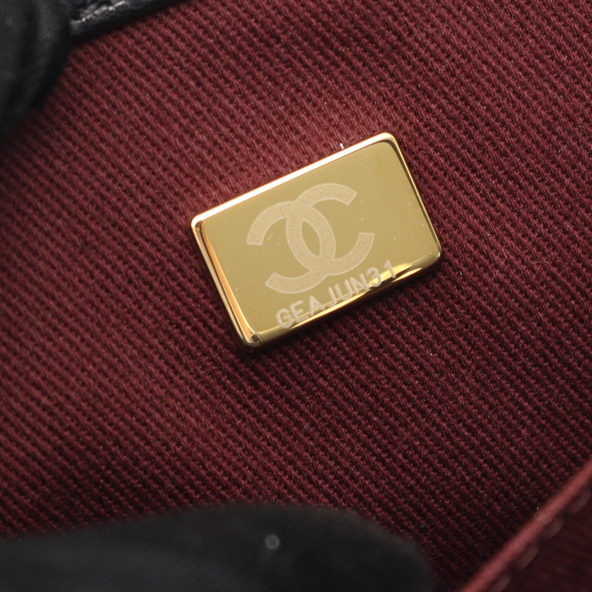 ビジネスアフィニティ マトラッセ チェーンショルダーバッグ キャビアスキン ブラック ゴールド金具 2WAY シャネル バッグ CHANEL