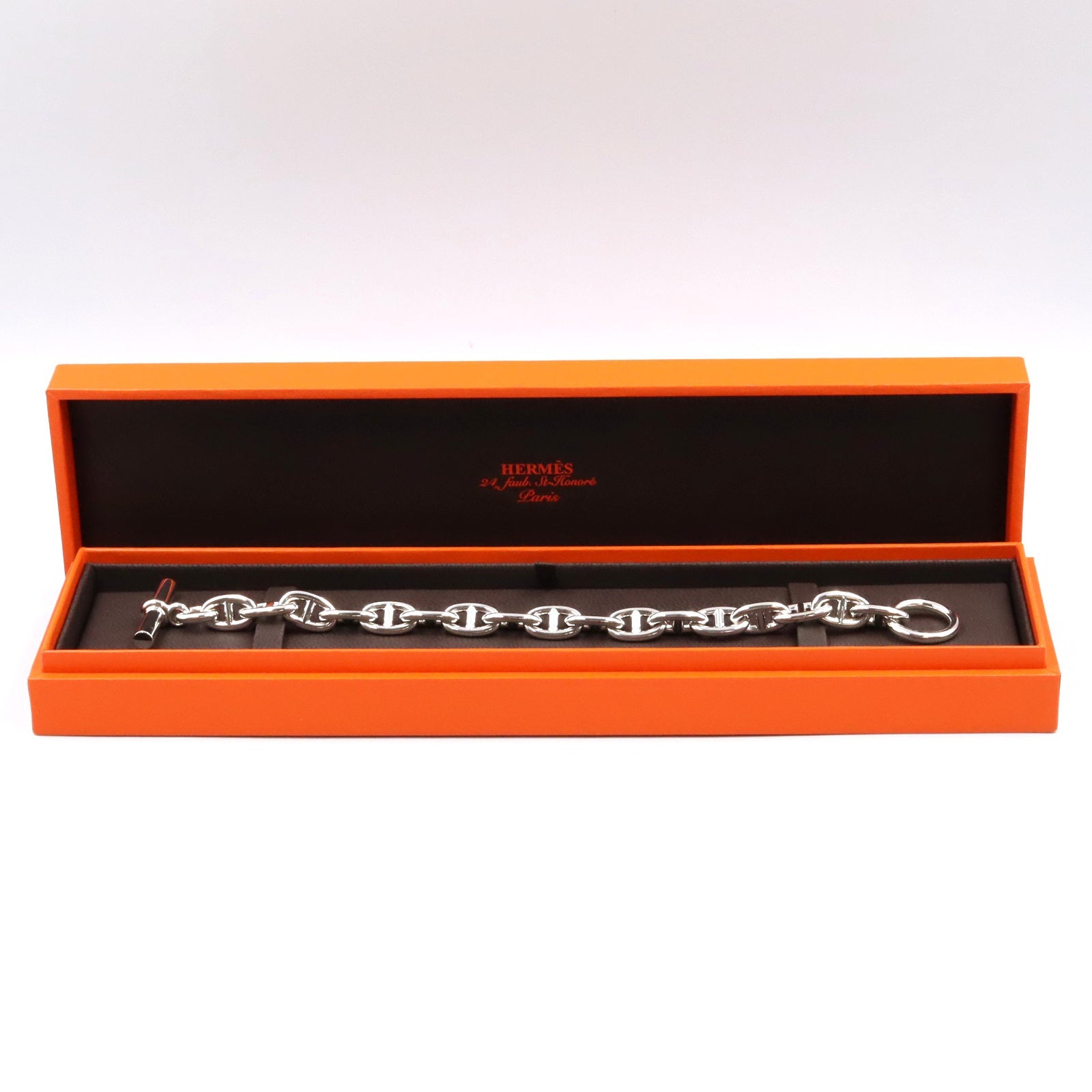 シェーヌダンクル MM 17コマ ブレスレット ブレスレット シルバー925 シルバー エルメス アクセサリー HERMES