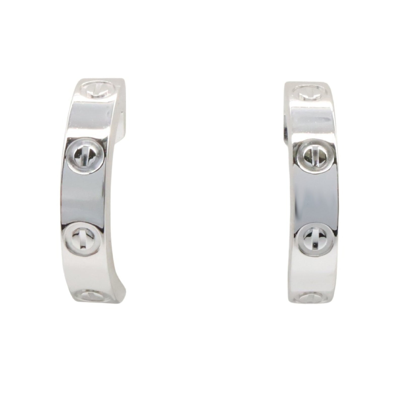 K18WG カルティエ ピアス Cartier カルティエ K18WG Cドゥカルティエピアス ダイヤ0.19ct/0.19ct
