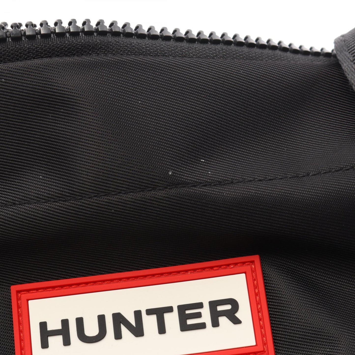 ナイロン ミディアム トップ クリップ ハンドバッグ トートバッグ ナイロン ブラック ハンター バッグ HUNTER