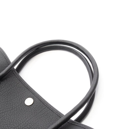 ガーデンパーティPM ハンドバッグ トートバッグ ネゴンダ ブラック シルバー金具 W刻印 エルメス バッグ HERMES