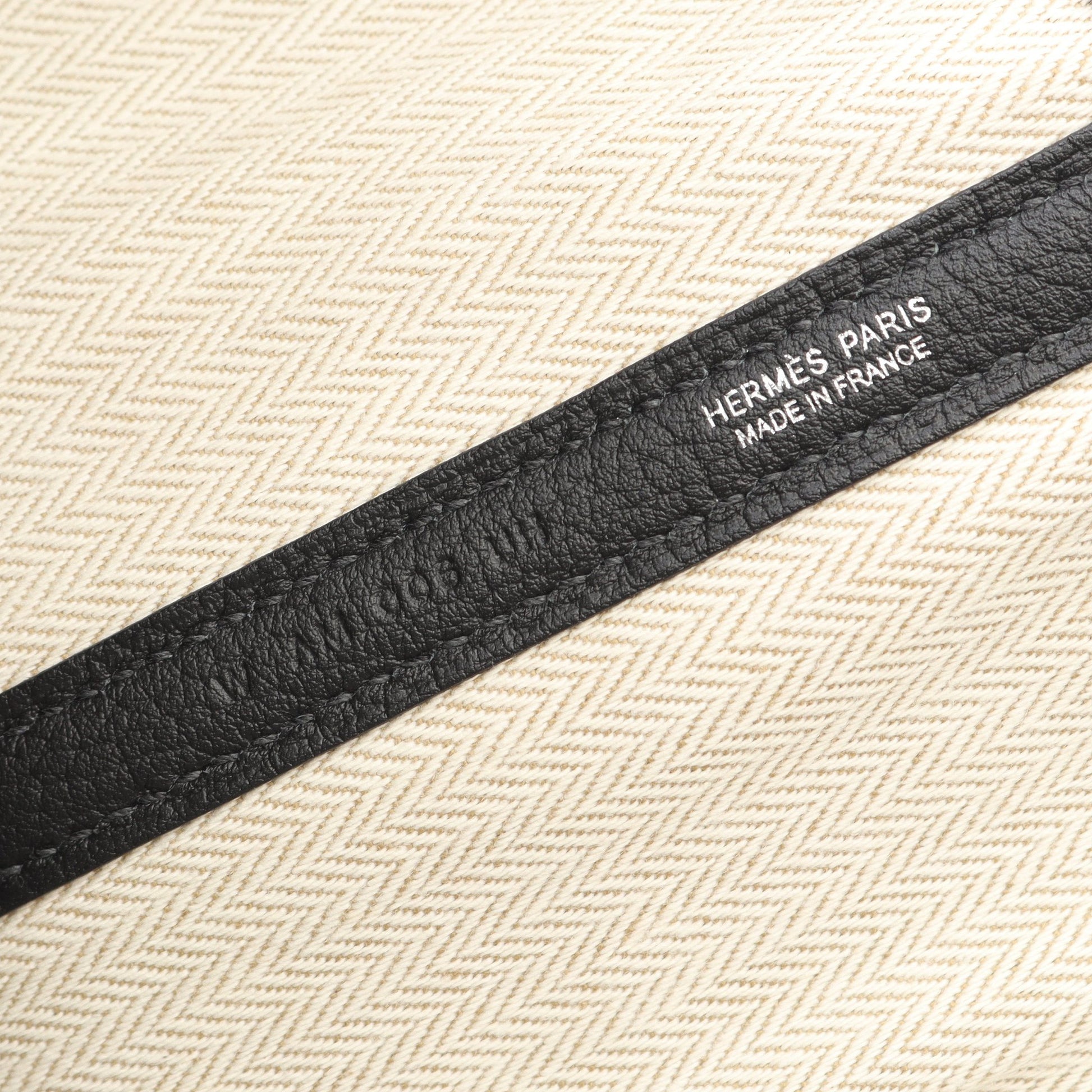 ガーデンパーティPM ハンドバッグ トートバッグ ネゴンダ ブラック シルバー金具 W刻印 エルメス バッグ HERMES