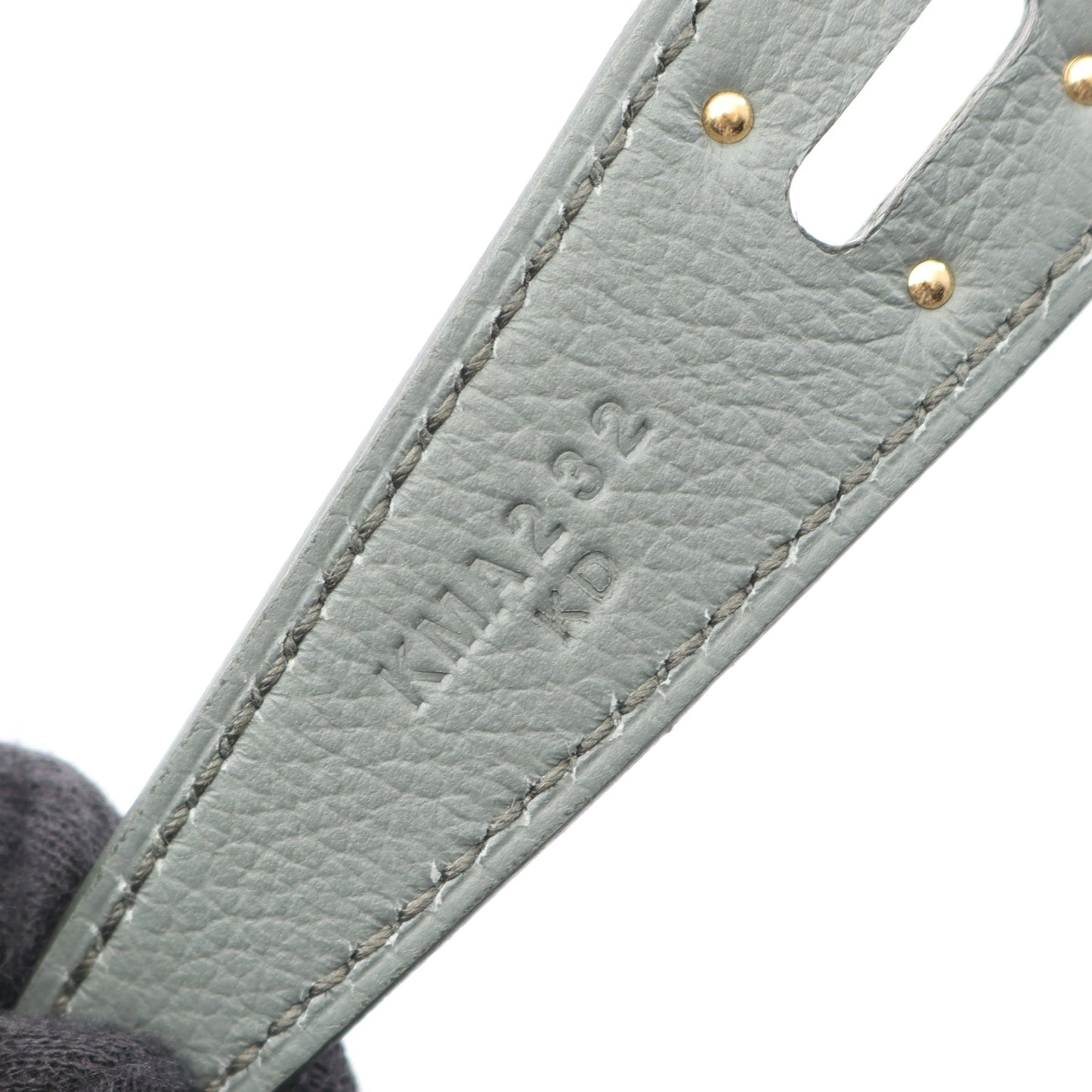 リンディ26 ヴェールアマンド ショルダーバッグ エバーカラー グレーグリーン ゴールド金具 K刻印 エルメス バッグ HERMES
