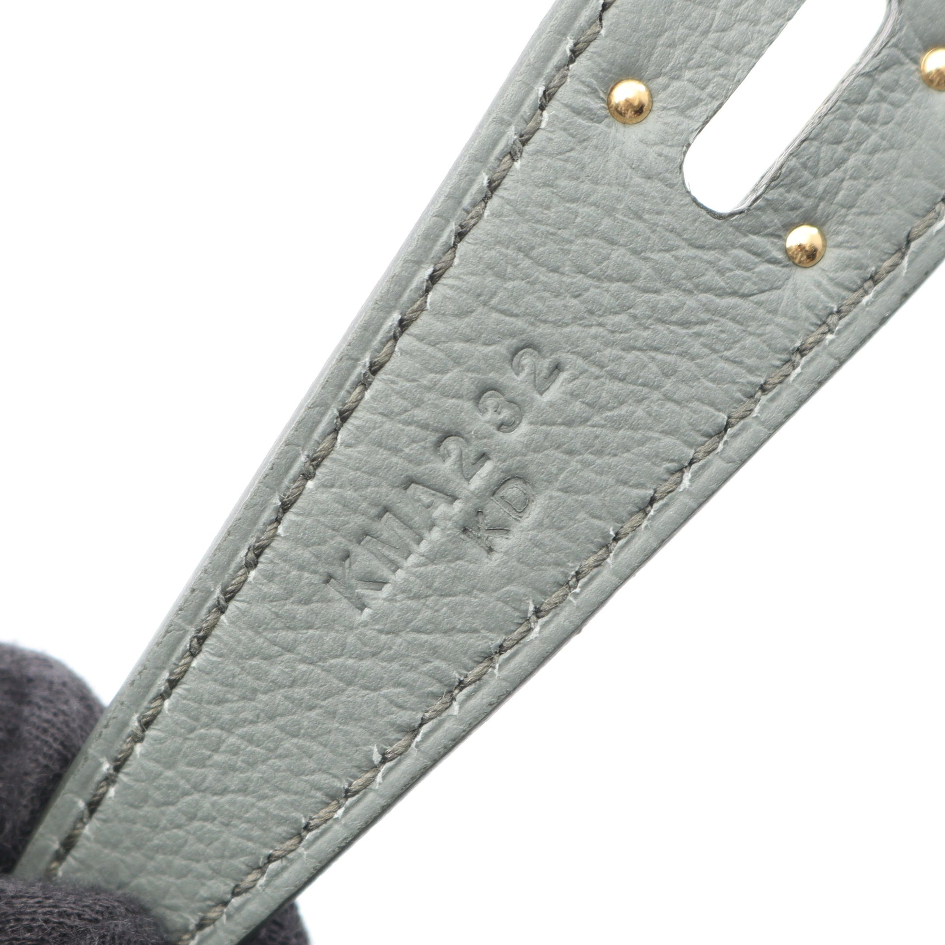 リンディ26 ヴェールアマンド ショルダーバッグ エバーカラー グレーグリーン ゴールド金具 K刻印 エルメス バッグ HERMES