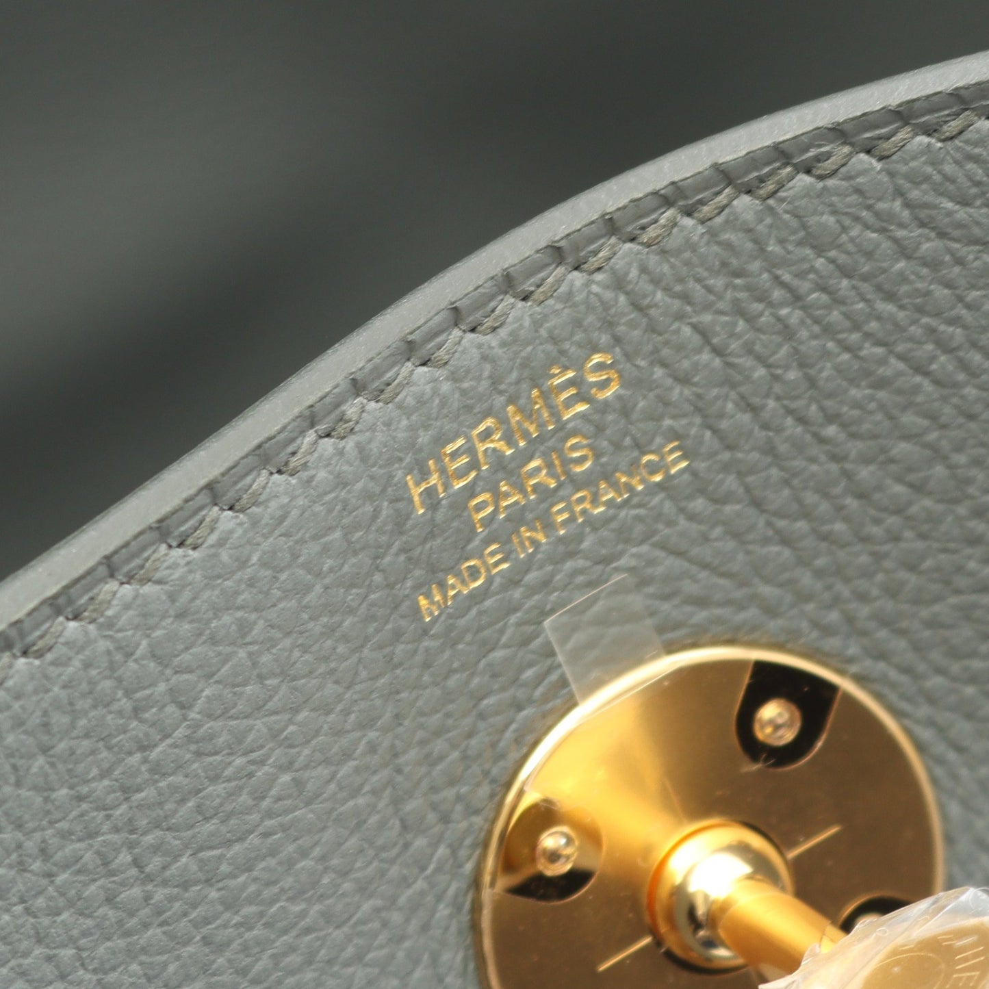 リンディ26 ヴェールアマンド ショルダーバッグ エバーカラー グレーグリーン ゴールド金具 K刻印 エルメス バッグ HERMES