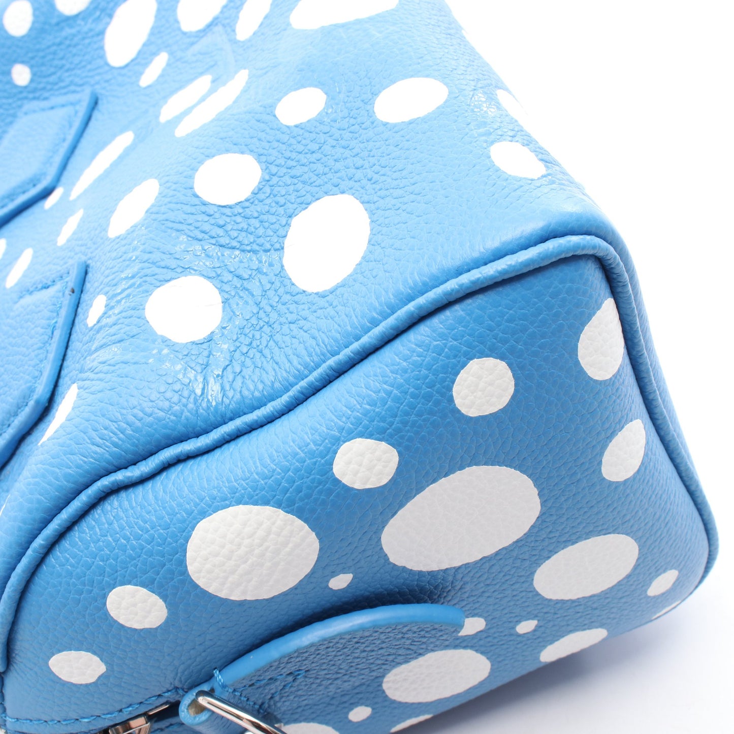 LOUIS VUITTON × yayoi kusama スピーディ バンドリエール20 ハンドバッグ インフィニティドット レザー ブルー ホワイト 2WAY ルイヴィトン バッグ LOUIS VUITTON