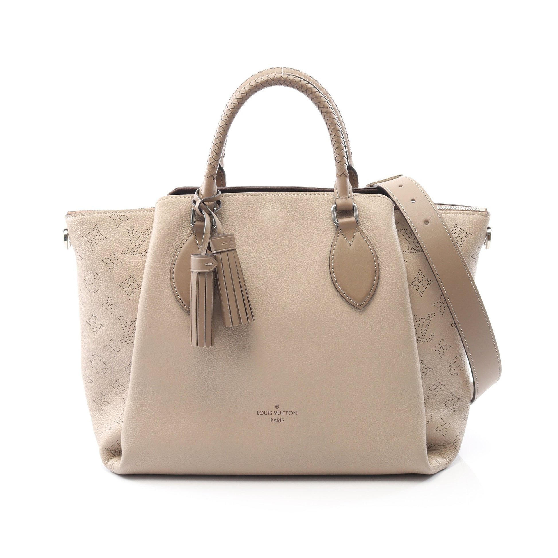 ハウメア マヒナ ガレ ハンドバッグ レザー グレーベージュ 2WAY ルイヴィトン バッグ LOUIS VUITTON