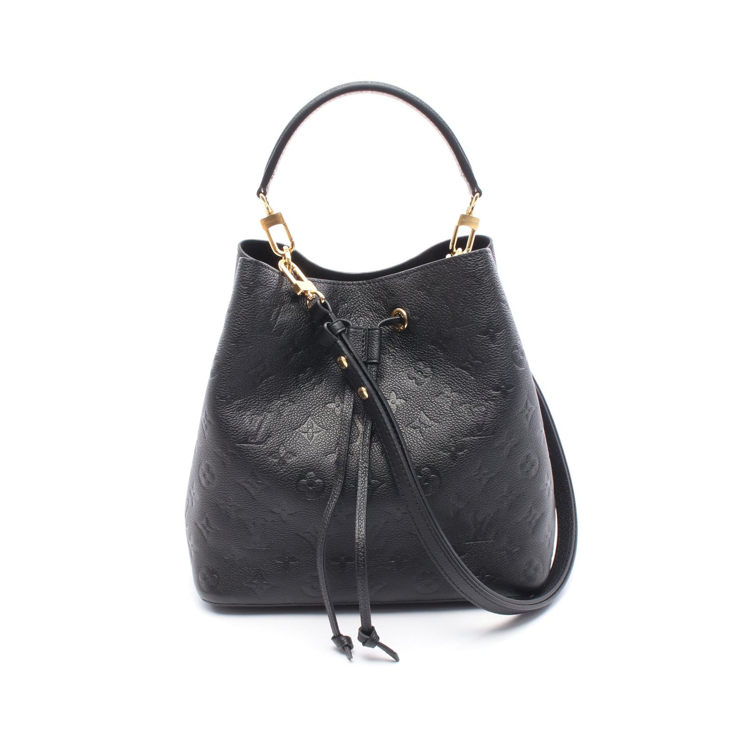 ネオノエ モノグラムアンプラント ノワール ハンドバッグ レザー ブラック 2WAY ルイヴィトン バッグ LOUIS VUITTON