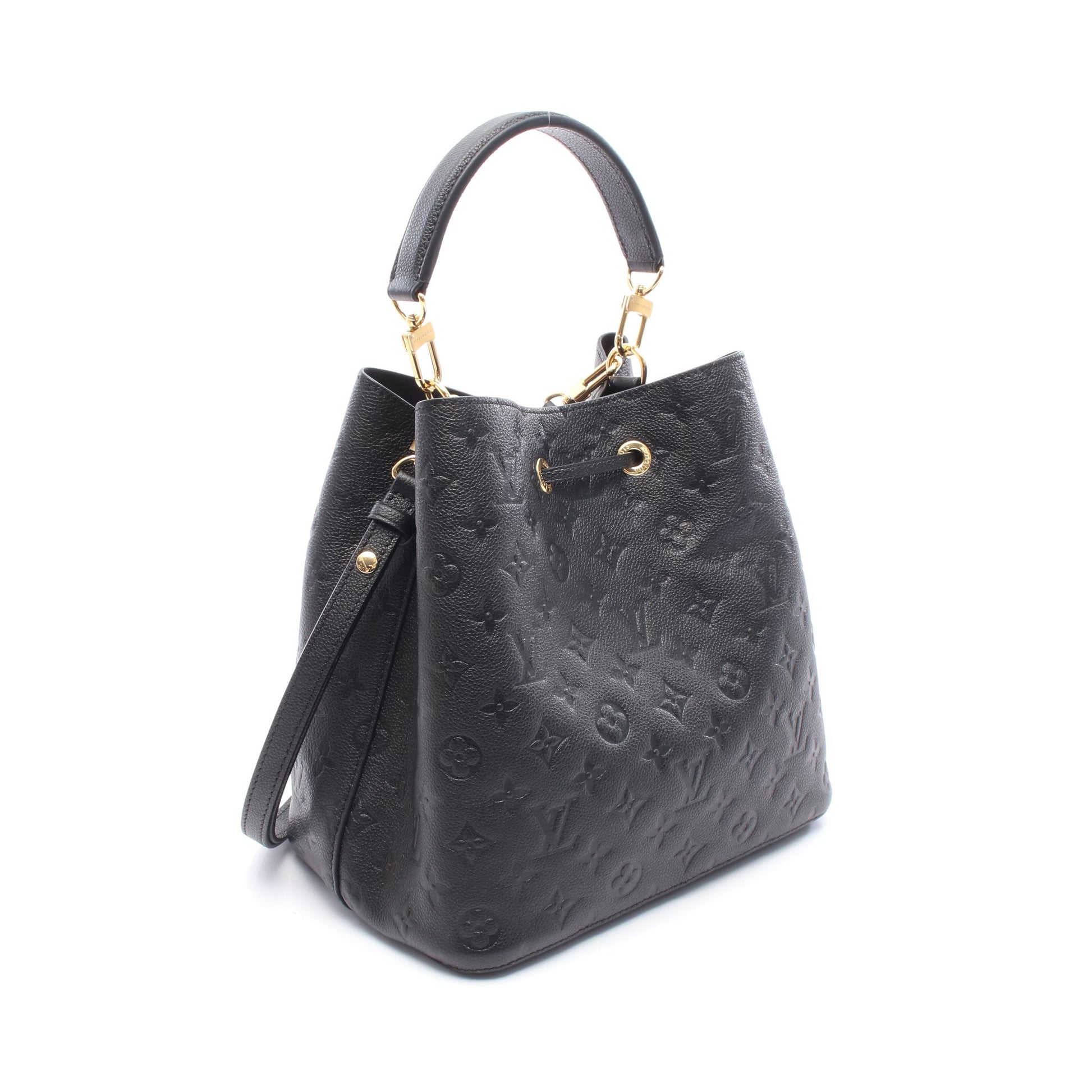 ネオノエ モノグラムアンプラント ノワール ハンドバッグ レザー ブラック 2WAY ルイヴィトン バッグ LOUIS VUITTON