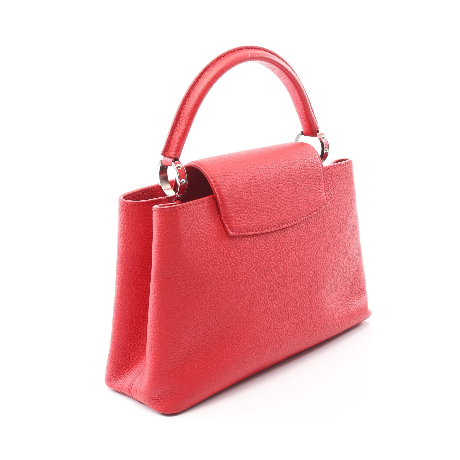 カプシーヌPM パルナセア ルビー ハンドバッグ レザー レッド 2WAY ルイヴィトン バッグ LOUIS VUITTON