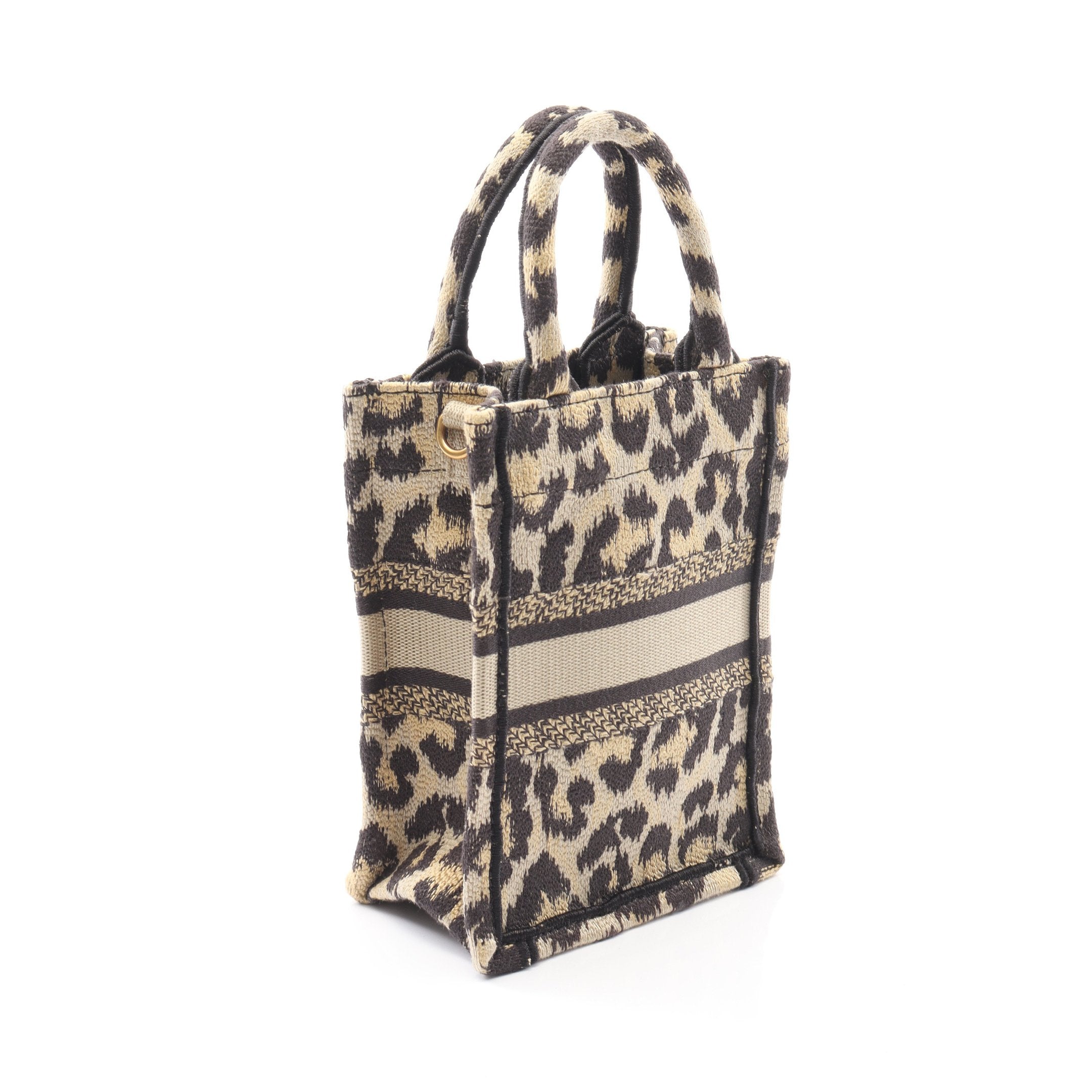 BOOK TOTE ブックトート ミニ フォンバッグ ハンドバッグ レオパード