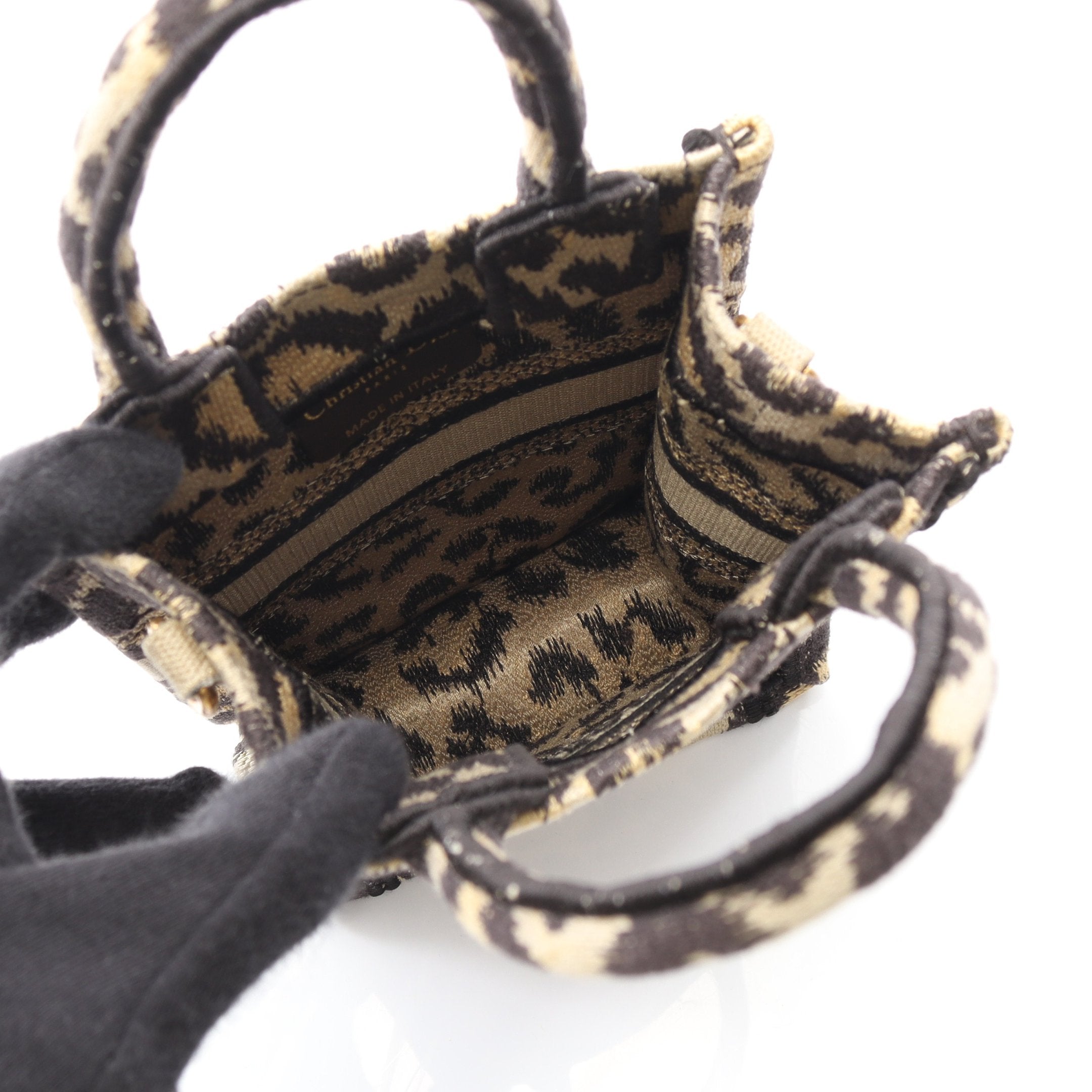 BOOK TOTE ブックトート ミニ フォンバッグ ハンドバッグ レオパード